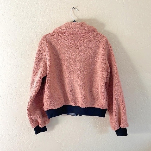 Pink‎ Owl Pink Sherpa Zipup Jacket - Picture 7 of 9